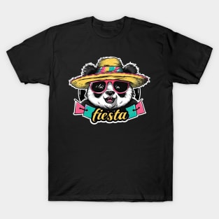 Cute panda cinco de mayo fiesta T-Shirt